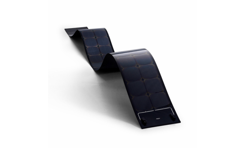 photonic universe 80w flexible cigs solar panel with self-adhesive backing (made in sweden)