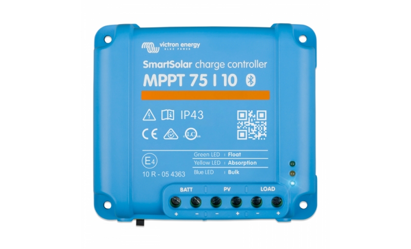 victron smartsolar mppt 75/10 10a solar charge controller  (bluetooth inbuilt)