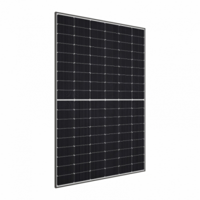 sharp nu-jc410b 410w  black frame monocrystalline solar panel with high-efficiency perc cells