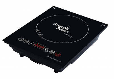 sterling power electric induction hob lite 1000 watt, fixed mountable single power sharing, multifuctional